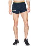 New Balance Printed Impact Split Shorts 3 (north Sea) Men's Shorts