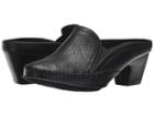 Rialto Vette (black Snake) Women's Clog Shoes