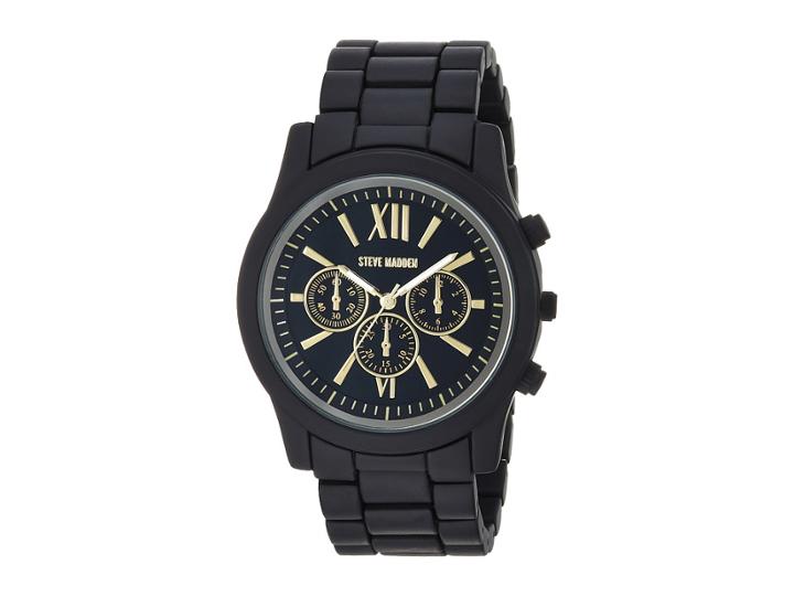 Steve Madden Smw094bk-g (black/gold) Watches