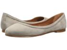 Frye Carson Ballet (grey Oiled Nubuck) Women's Flat Shoes