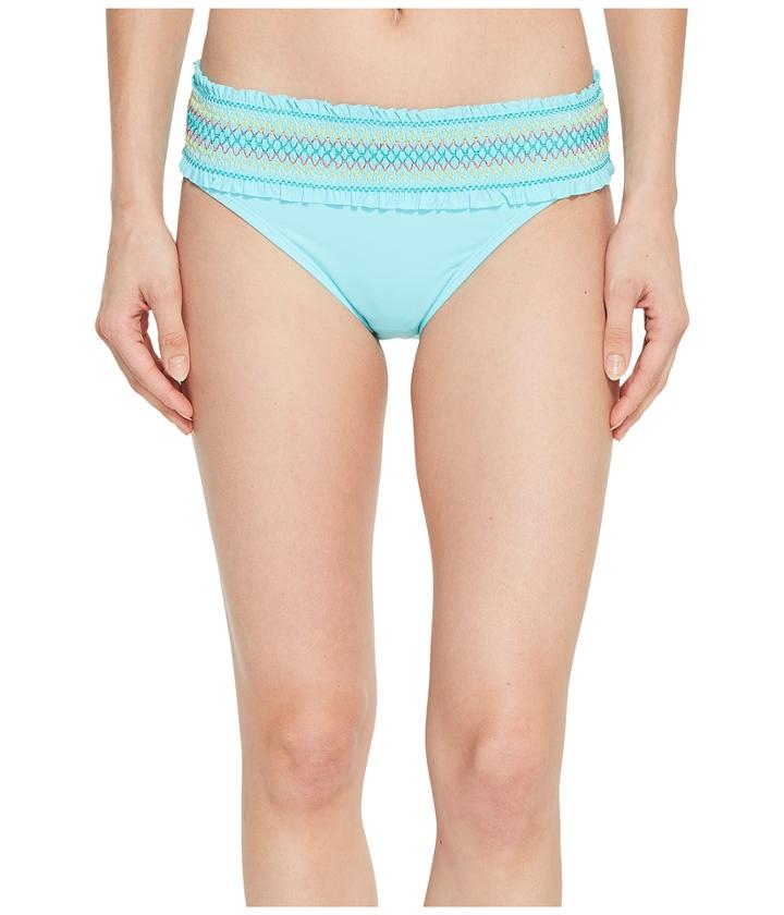 Bleu Rod Beattie Smock It To Ya Hipster Bikini Bottom (bleu Fish) Women's Swimwear