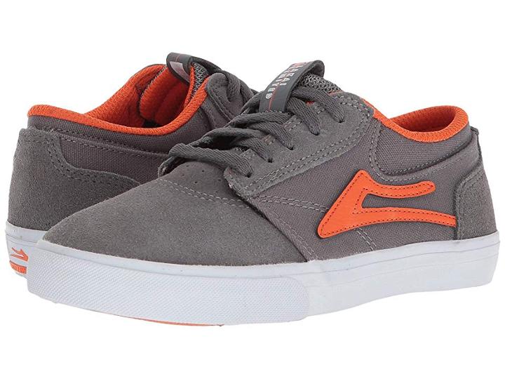 Lakai Griffin (little Kid/big Kid) (grey Rust Suede) Men's Skate Shoes