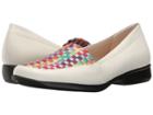 Trotters Jenkins (white/bright Multi) Women's  Shoes