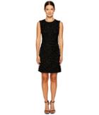 Versace Jeans Sleeveless Textured Dress (nero) Women's Dress