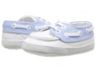 Janie And Jack Boat Shoe (infant) (white/blue) Boy's Shoes