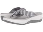 Clarks Arla Glison (grey Printed Fabric) Women's Sandals