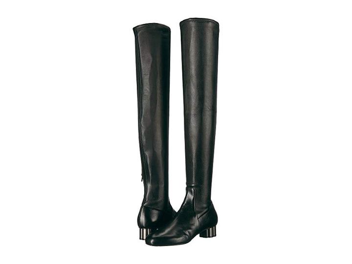 Salvatore Ferragamo Brindisi (nero Stretch Nappa Leather) Women's Boots