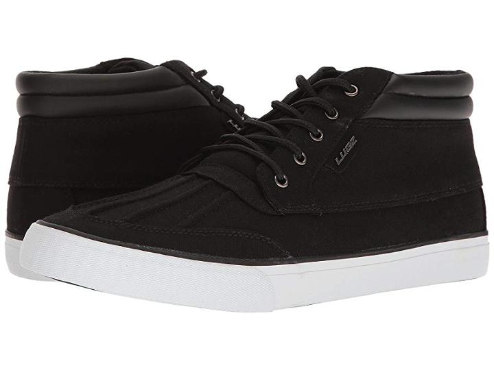 Lugz Boomer (black/white) Men's Shoes