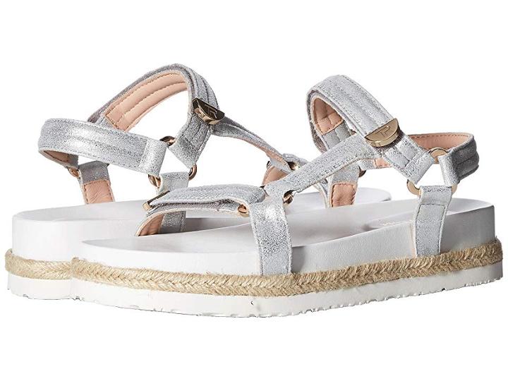Taryn Rose Lydia (silver Metallic Nappa) Women's Shoes