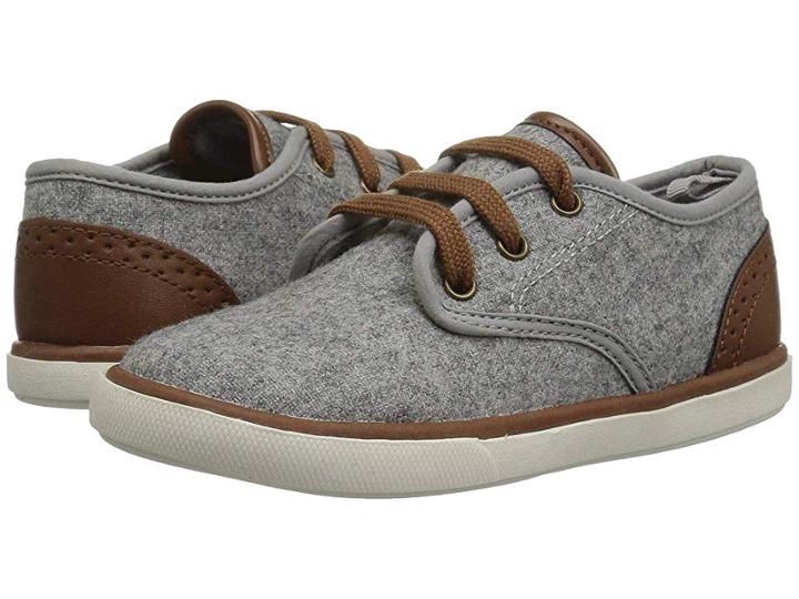 Baby Deer First Steps Faux Wool Sneaker (infant/toddler) (grey) Boys Shoes