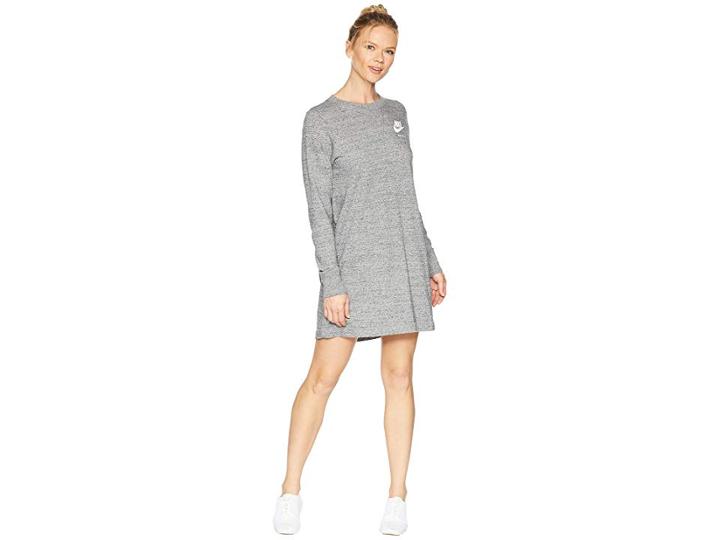 Nike Sportswear Dress (carbon Heather/sail 1) Women's Dress