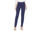 Lisette L Montreal Victoria Stretch Crepe Slim Pants (navy) Women's Casual Pants