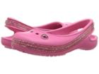 Crocs Kids Genna Ii Sparkle Band Sling (toddler/little Kid/big Kid) (paradise Pink) Girls Shoes