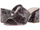Seychelles Commute (grey Velvet) Women's Clog/mule Shoes