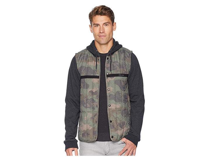 Volcom Stripester Puffer (camouflage) Men's Coat