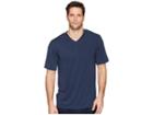 Jockey 92 Poly/8 Span Short Sleeve Sleep Crew (solid Dress Blues) Men's Short Sleeve Pullover