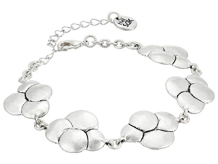 The Sak Layered Circle Line Bracelet (silver) Bracelet