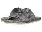 Trask Carli (pewter Camo Metallic Suede) Women's Sandals