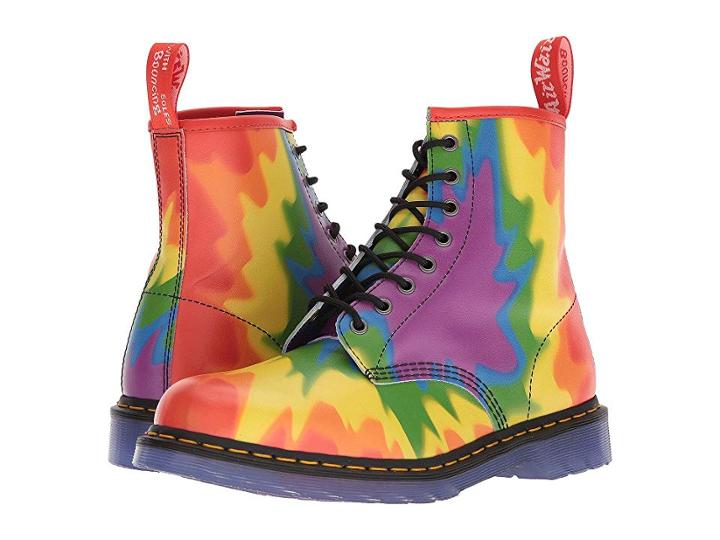 Dr. Martens 1460 (pride Tie-dye Print Backhand) Lace-up Boots