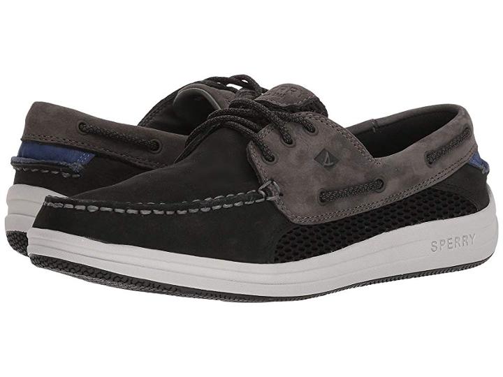 Sperry Gamefish 3-eye (black/grey) Men's Lace Up Casual Shoes