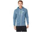 Nike Nsw Heritage Hoodie Full Zip (blue Force/heather/sail) Men's Sweatshirt