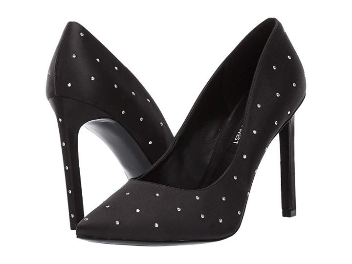 Nine West Tigershark (black Satin) Women's Shoes