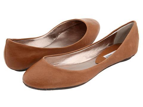 Steve Madden P-heaven (cognac Leather) Women's Flat Shoes