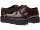 Emporio Armani Plain Toe Double Sole Oxford (red/purple) Men's Lace Up Casual Shoes