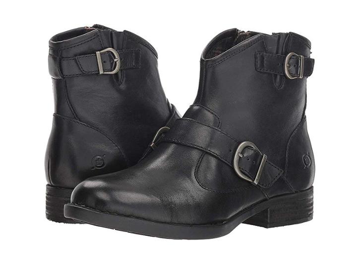 Born Regis (black Full Grain) Women's Pull-on Boots