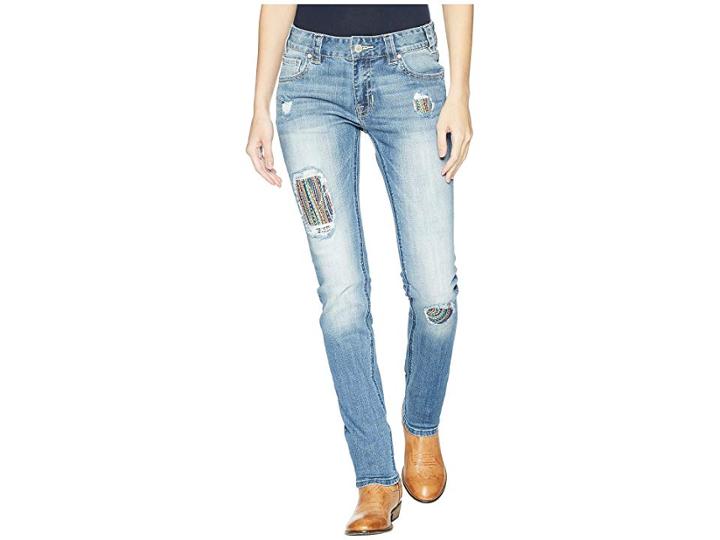 Rock And Roll Cowgirl Boyfriend In Medium Vintage W2s5103 (medium Vintage) Women's Jeans