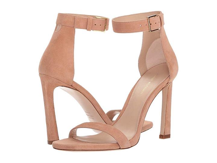 Stuart Weitzman 100squarenudist (naked Seda Suede) Women's Shoes