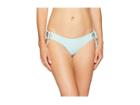 L*space Ridin' High Ribbed Paradise Bottom (light Turquoise) Women's Swimwear