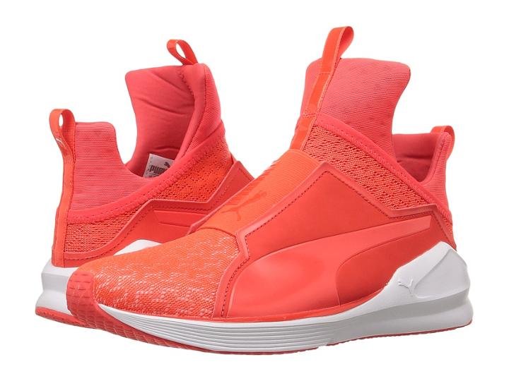 Puma Fierce Eng Mesh (red Blast/puma White) Women's Running Shoes