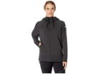 Nike Dry Full Zip Hoodie (black Heather/storm Pink) Women's Sweatshirt