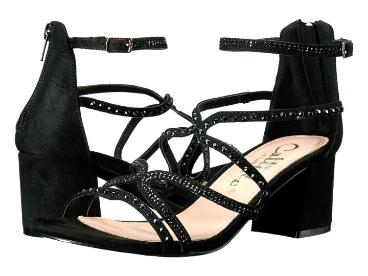 Callisto Of California Sassa (black Suede) Women's Shoes