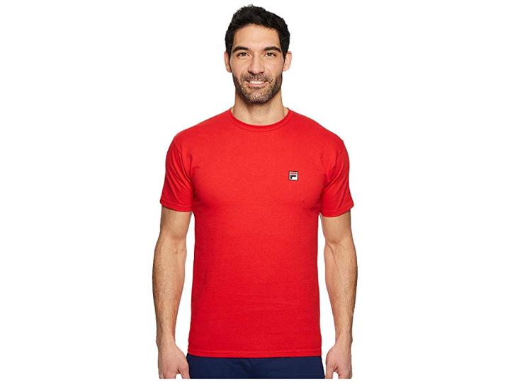 Fila F Box T-shirt (chinese Red) Men's T Shirt