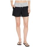 Columbia Sandy Rivertm Color Blocked Shorts (black/columbia Grey/white) Women's Shorts
