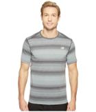 New Balance Kairosport Tee (heather Charcoal/outerspace) Men's T Shirt