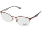 Ray-ban 0rx6345 52mm (silver/red) Fashion Sunglasses