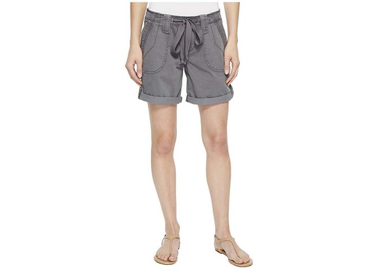 Jag Jeans Adeline Twill Shorts (grey Streak) Women's Shorts