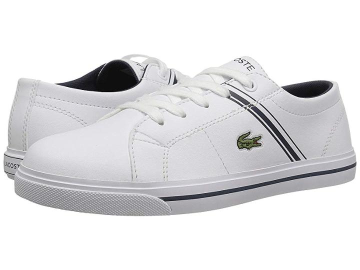 Lacoste Kids Riberac (little Kid) (white/navy) Kid's Shoes