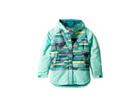 Columbia Kids Mighty Mogultm Jacket (little Kids/big Kids) (pixie Geo Print/emerald) Girl's Coat