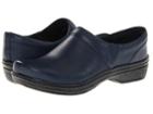 Klogs Mission (navy Smooth Leather) Women's Clog Shoes