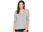 Rock And Roll Cowgirl Long Sleeve Dolman 48t7476 (grey) Women's Clothing