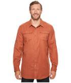 Columbia Big Tall Pilsner Lodge Long Sleeve Shirt (rusty Heather) Men's Long Sleeve Button Up
