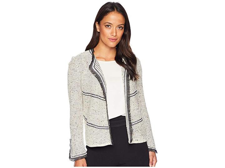 Nic+zoe Petite All Angles Cardy (almond Mix) Women's Sweater