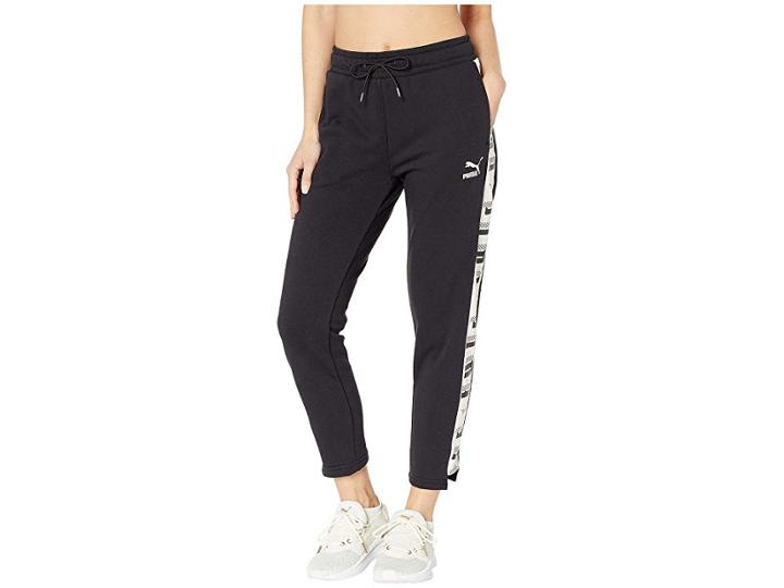 Puma Revolt Terry Sweatpants (cotton Black) Women's Casual Pants