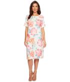 Nally & Millie Big Floral Print Dress (multi) Women's Dress