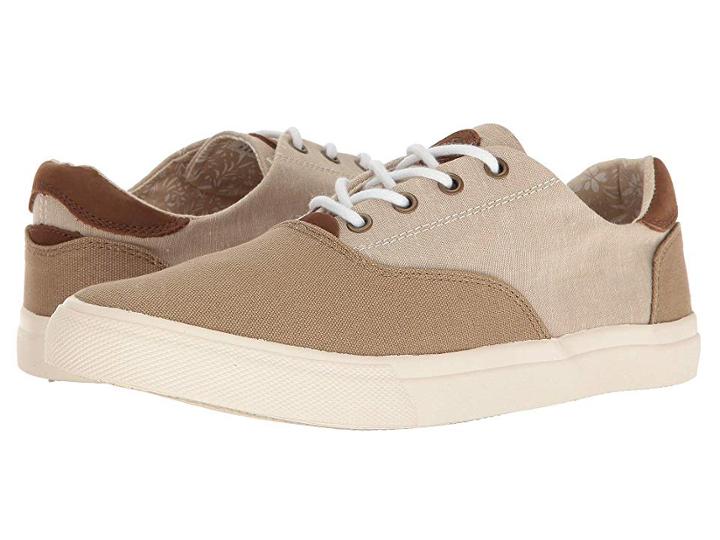 Crevo Tiller (cream Canvas/chambray) Men's Shoes