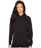 Nike Dry Pullover Training Hoodie (black/white) Women's Clothing